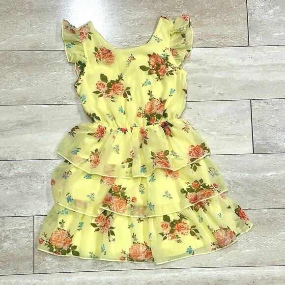 Lily Bleu Yellow Floral Dress - Picture 3 of 6